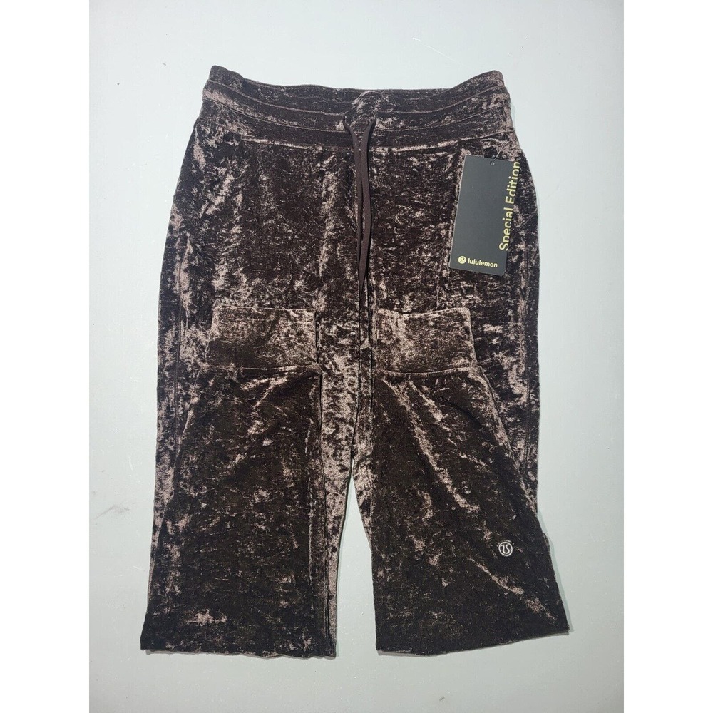 Lululemon Pants Womens 6 Brown Joggers Ready To Crush Velvet French Press
